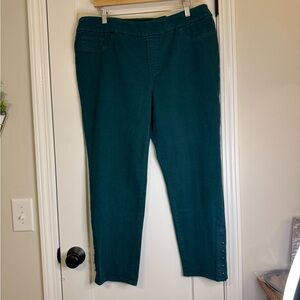 Chico’s Teal Jegging, NWT